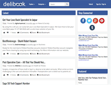 Tablet Screenshot of delibook.com